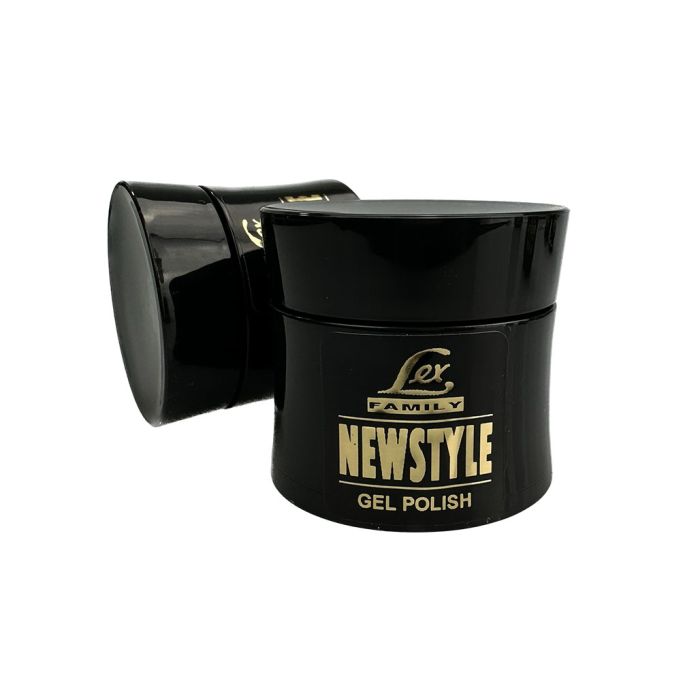 LEX NEW STYLE Rubber Base Peach Powder - база під гель-лак, 36g