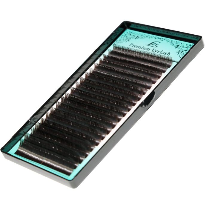 Вії LEX Dark Chocolate MIX 20 lines 0.10 L 6-7-8-9-10-11-12mm