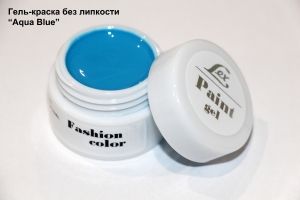 LEX Paint Gel Aqua Blue - гель-фарба без залишкової липкості, 7g