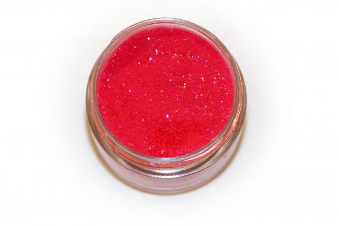 Кольорова пудра для ліплення LEX Shine Red - мерехтлива з глітером, 7г