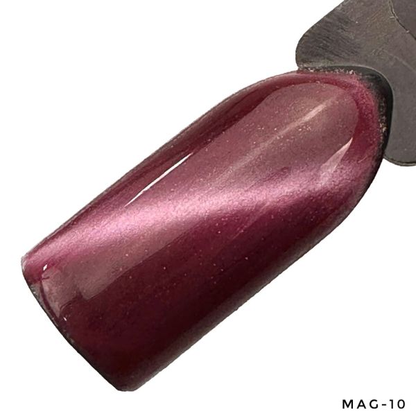 LED Gelelac NEXT MAGIC-10 - гель-лак подвійний пігментації котяче око, 10,5ml