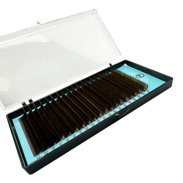 Вії LEX Dark Brown MIX 20 lines 0.07 C 7-8-9-10-11-12mm