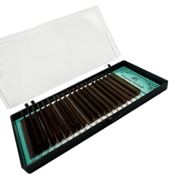 Вії LEX Dark Brown MIX 20 lines 0.07 D 7-8-9-10-11-12mm