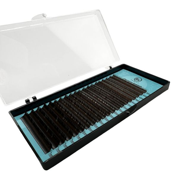Вії LEX Dark Chocolate MIX 20 lines 0.07 B 4-5-6-7mm