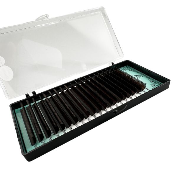 Вії LEX Dark Chocolate 20 lines 0.10 СС 9mm