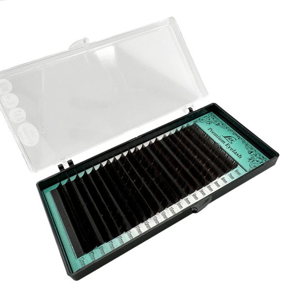 Вії LEX Dark Chocolate MIX 20 lines 0.07 L+ 6-7-8-9-10-11-12mm