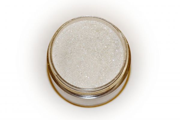 Кольорова пудра для ліплення LEX Shine Silver - мерехтлива з глітером, 7г